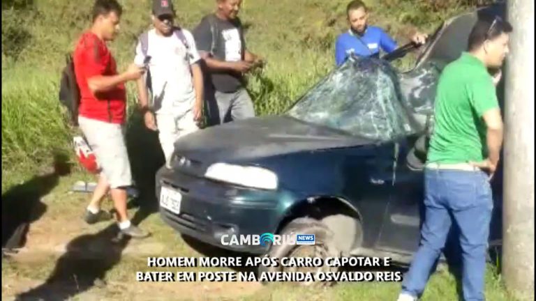 Homem morre em capotamento na Av. Osvaldo Reis