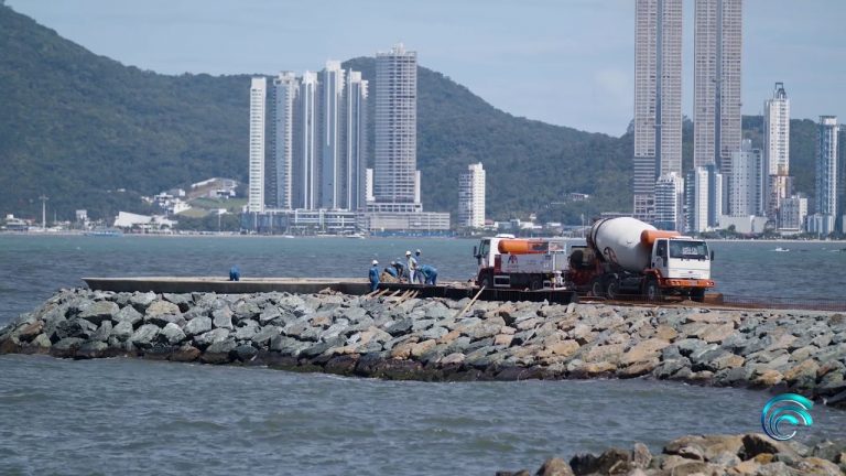 Ações do Governo Fabrício: Molhe do Pontal Norte